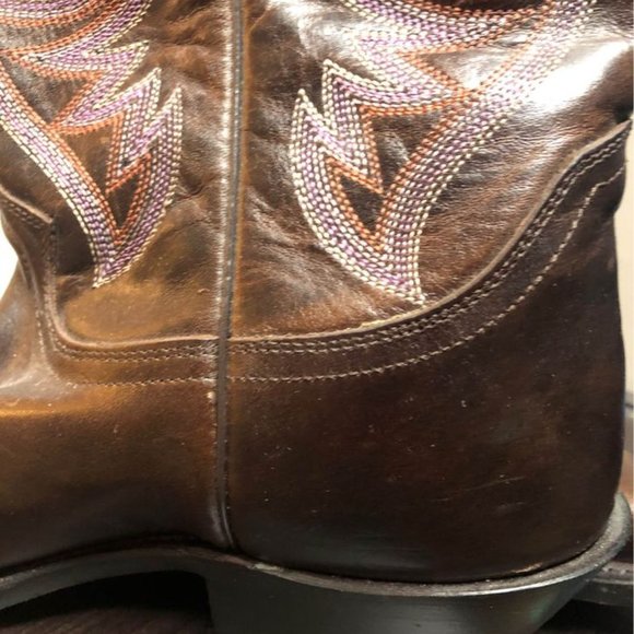 Leather Justin Boots - Brand New! Size 9 - Picture 4 of 5